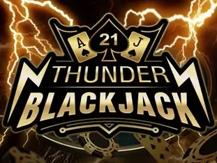 Thunder Blackjack game screenshot